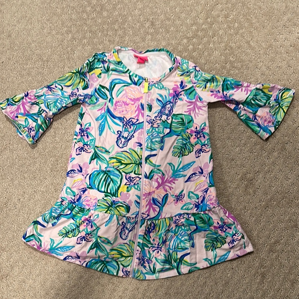 Lilly Pulitzer Kids Dress - Pink and Green Floral